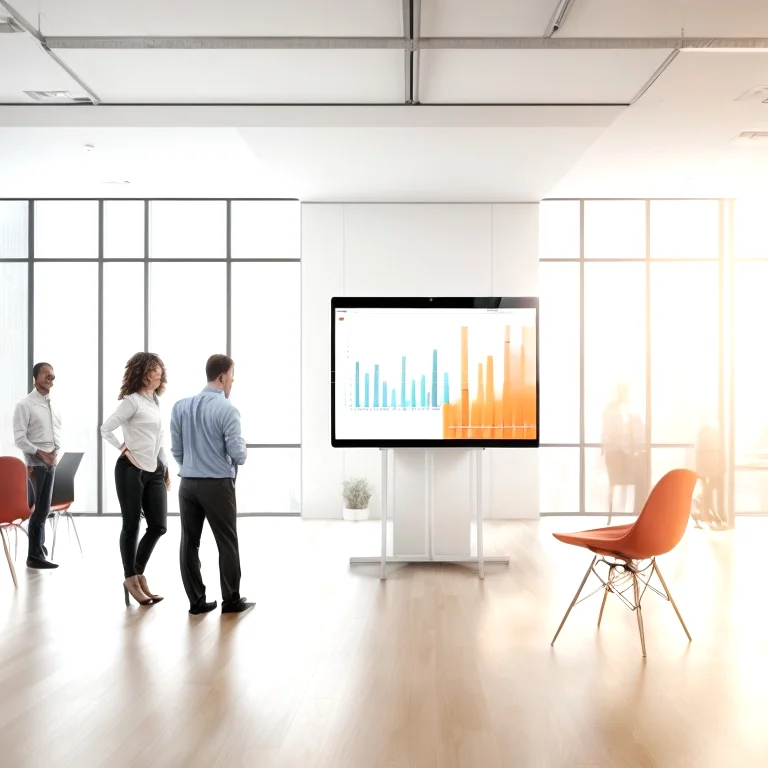 Group of professionals in training session